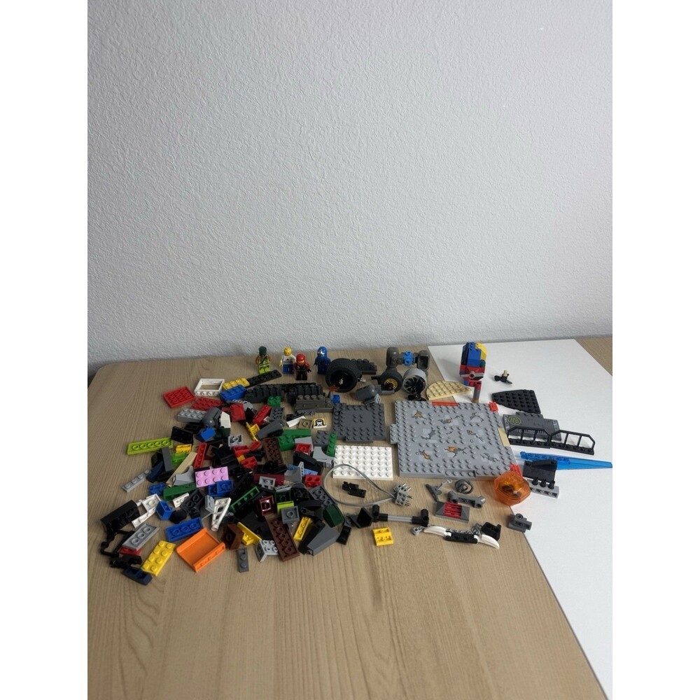 LEGO Random Parts Pieces Building Plates Blocks Lot Mini Figs Less Than 1lb